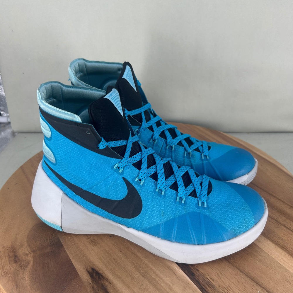 Nike Hyperdunk 2015 Blue Lagoon Black Mens Basketball Shoes 749561-400 Size 9